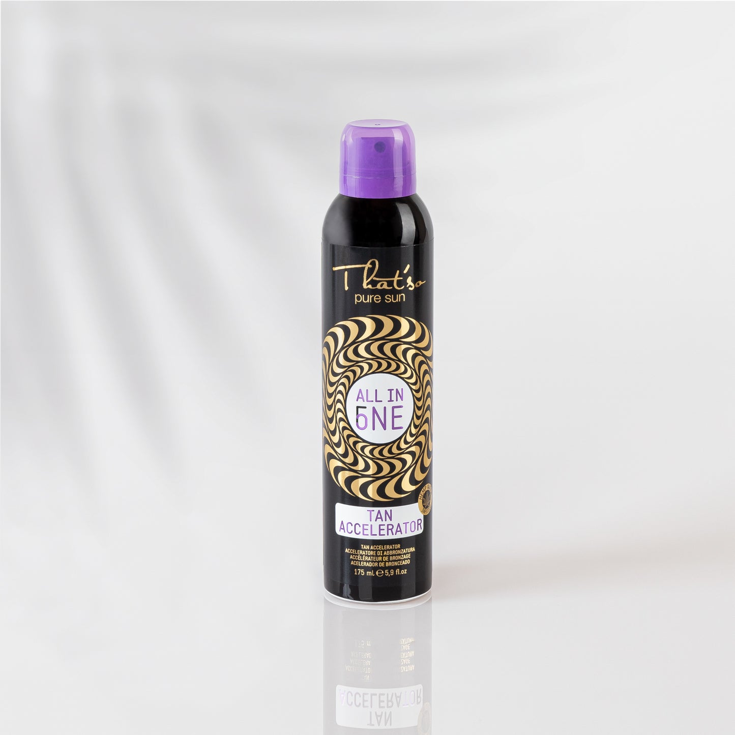 Tan Accelerotor That`so bli raskere brun med Tan Accelerator. Spray på, enkelt, null klin.