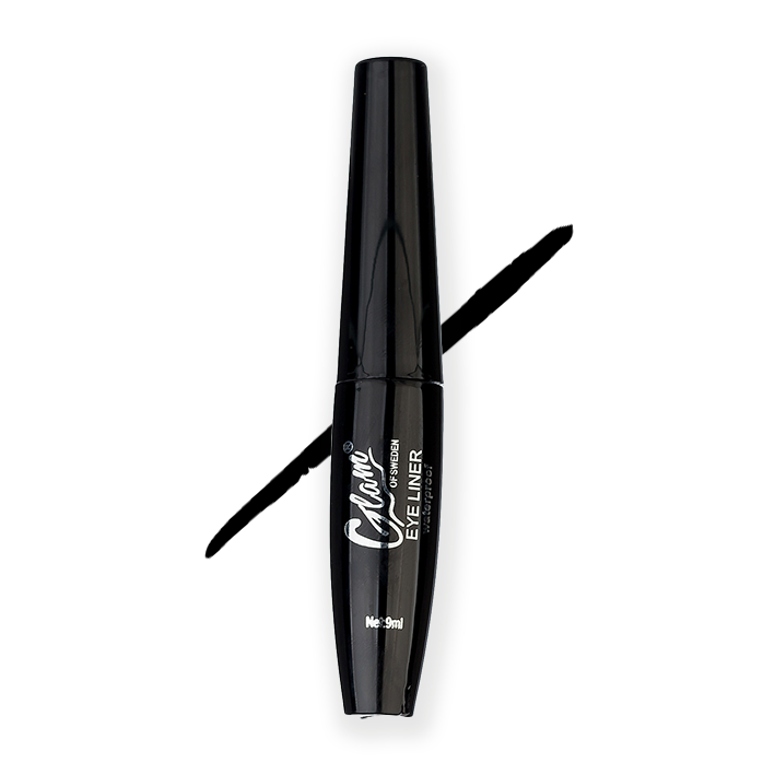 Vannfast flytende eyeliner som er billig og bra fra Glam of Sweden