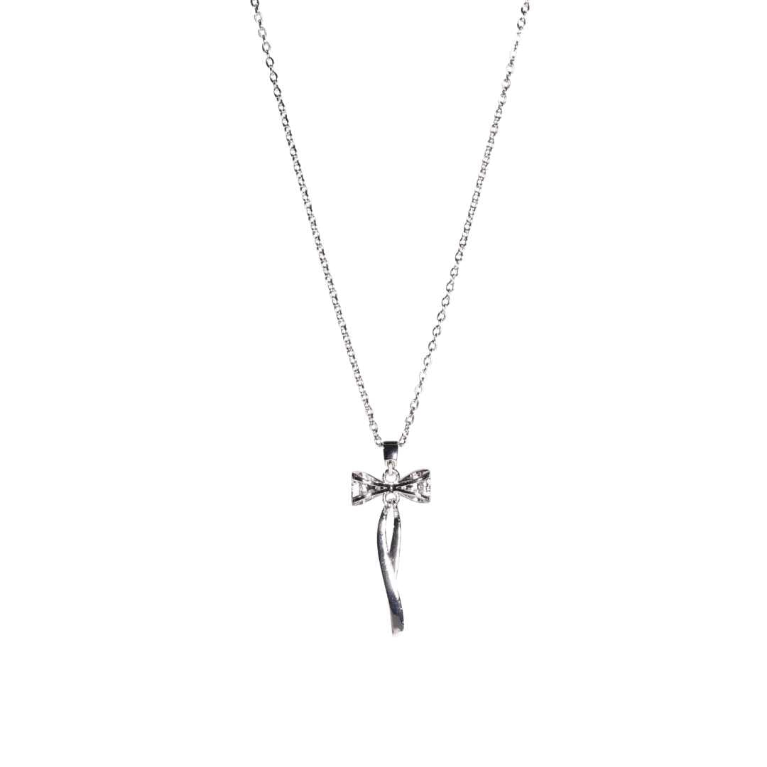 Halssmykke Zirconsløyfe LØW Jewelry