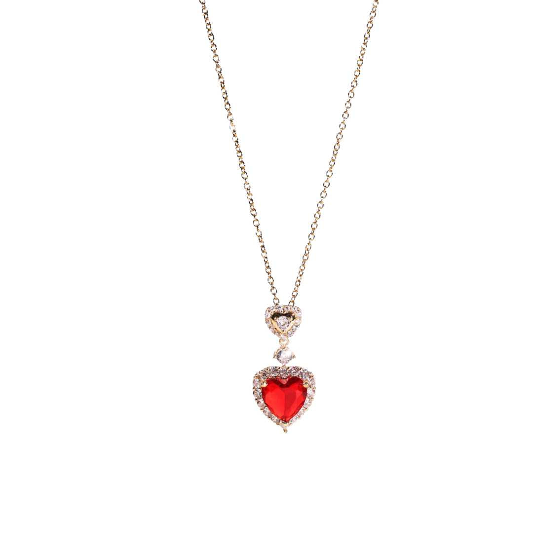 Halssmykke Blingy Hearts fra LØW Jewelry