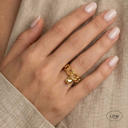 slites gullbelagte smykker? stainless steel belagt 18K LØW Jewelry