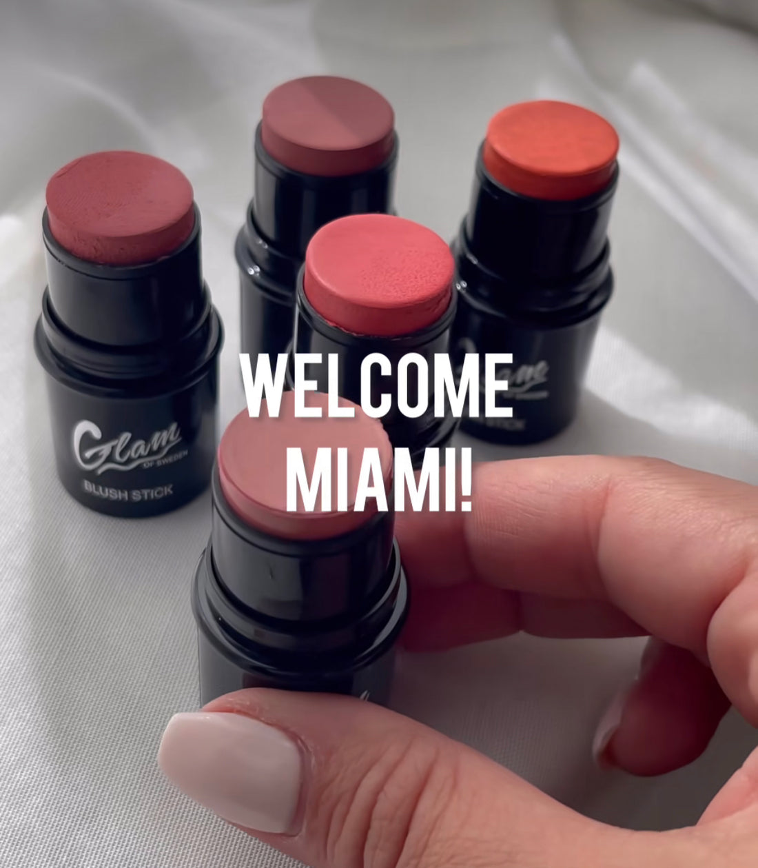 Nyhet! Blushstick Miami med Lett Skimmer fra Glam of Sweden