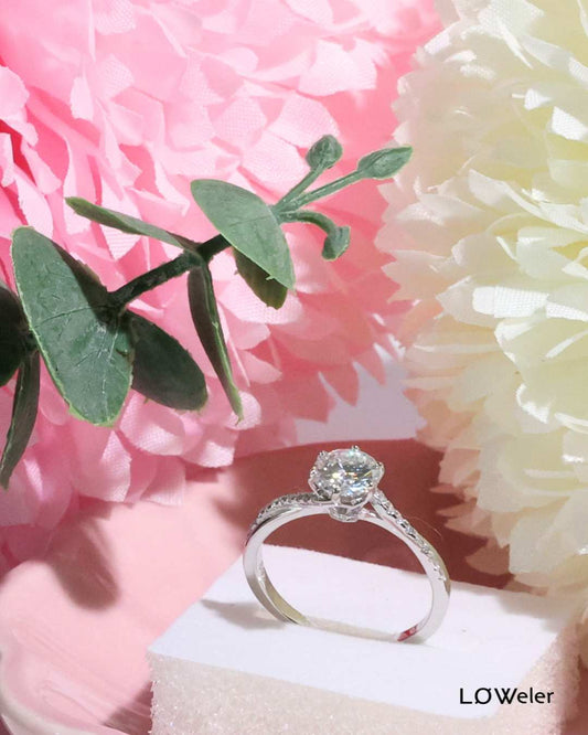 Moissanitte ring, hvorfor velge Mossanite ? LØWeler ekte edelstener fra Jålete.no