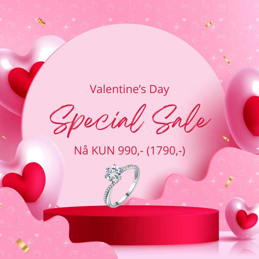 Valentine’s Day 14. februar – gi et smykke som sier mer enn ord