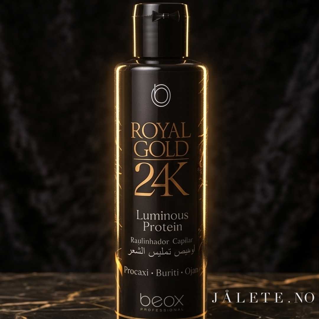 Keratinbehandling hjemme Royal Gold 24K Jålete.no rettere sunnere hår med mindre frizz