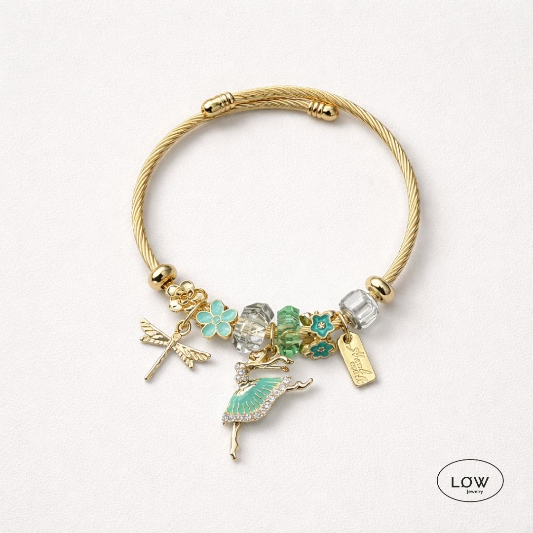 Charms armbånd Ballet Charm Bracelet charmsarmbånd ferdig fylt LØW Jewelry