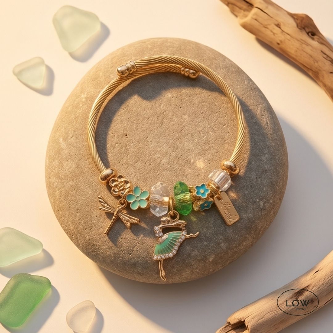 Charms armbånd Ballet Charm Bracelet charmsarmbånd ferdig fylt LØW Jewelry