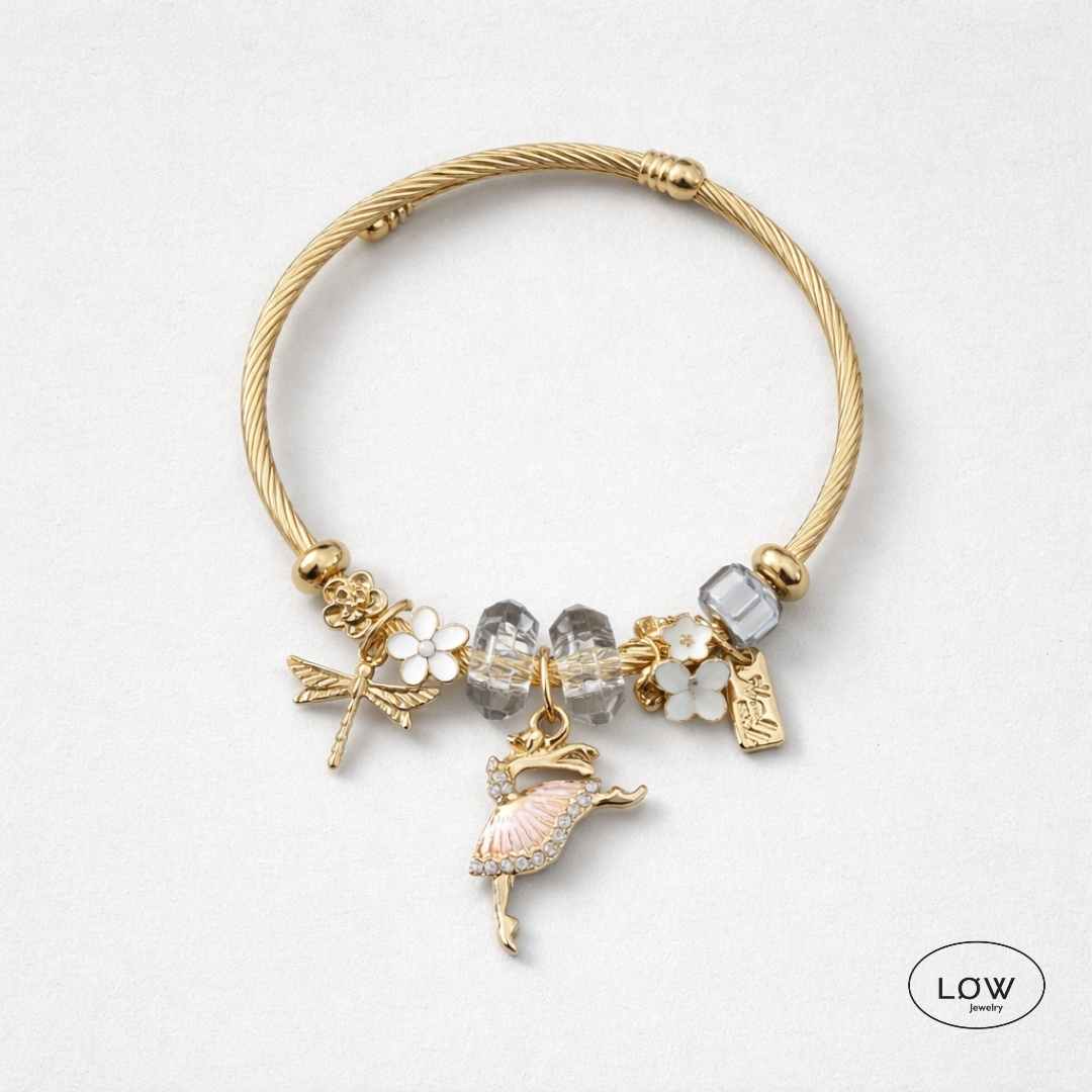 Charms armbånd Ballet Charm Bracelet charmsarmbånd ferdig fylt LØW Jewelry