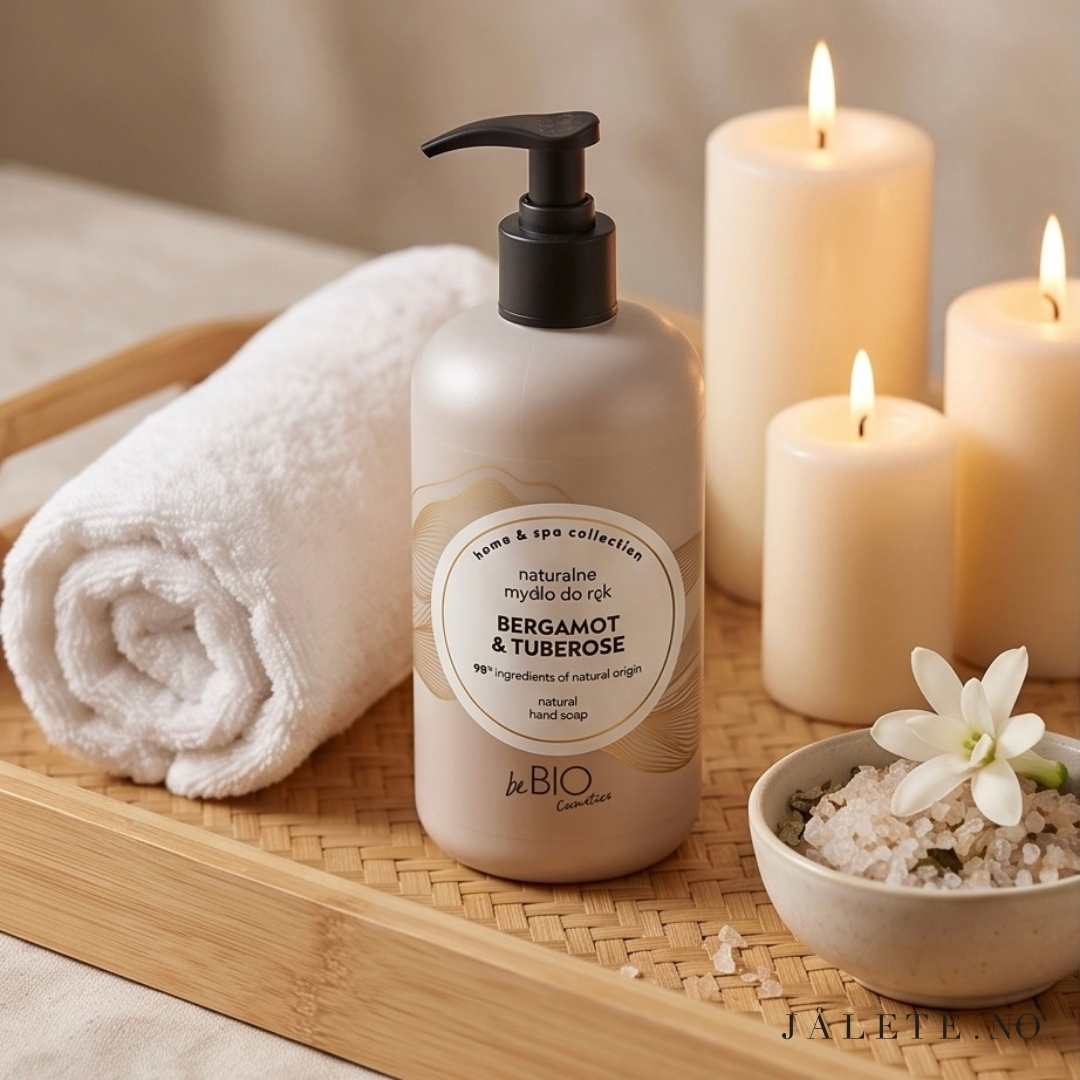 BeBio Hand Soap 300 ml rengjør hendene skånsomt uten å tørke ut huden. Vegansk håndsåpe med 98 % ingredienser av naturlig opprinnelse.