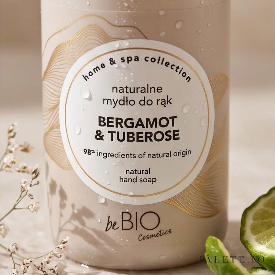 BeBio Hand Soap 300 ml rengjør hendene skånsomt uten å tørke ut huden. Vegansk håndsåpe med 98 % ingredienser av naturlig opprinnelse.