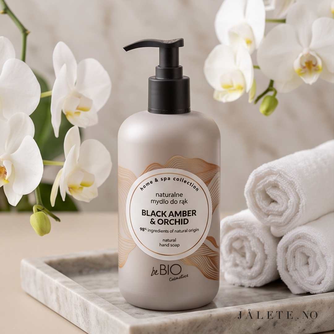 BeBio Hand Soap 300 ml rengjør hendene skånsomt uten å tørke ut huden. Vegansk håndsåpe med 98 % ingredienser av naturlig opprinnelse.