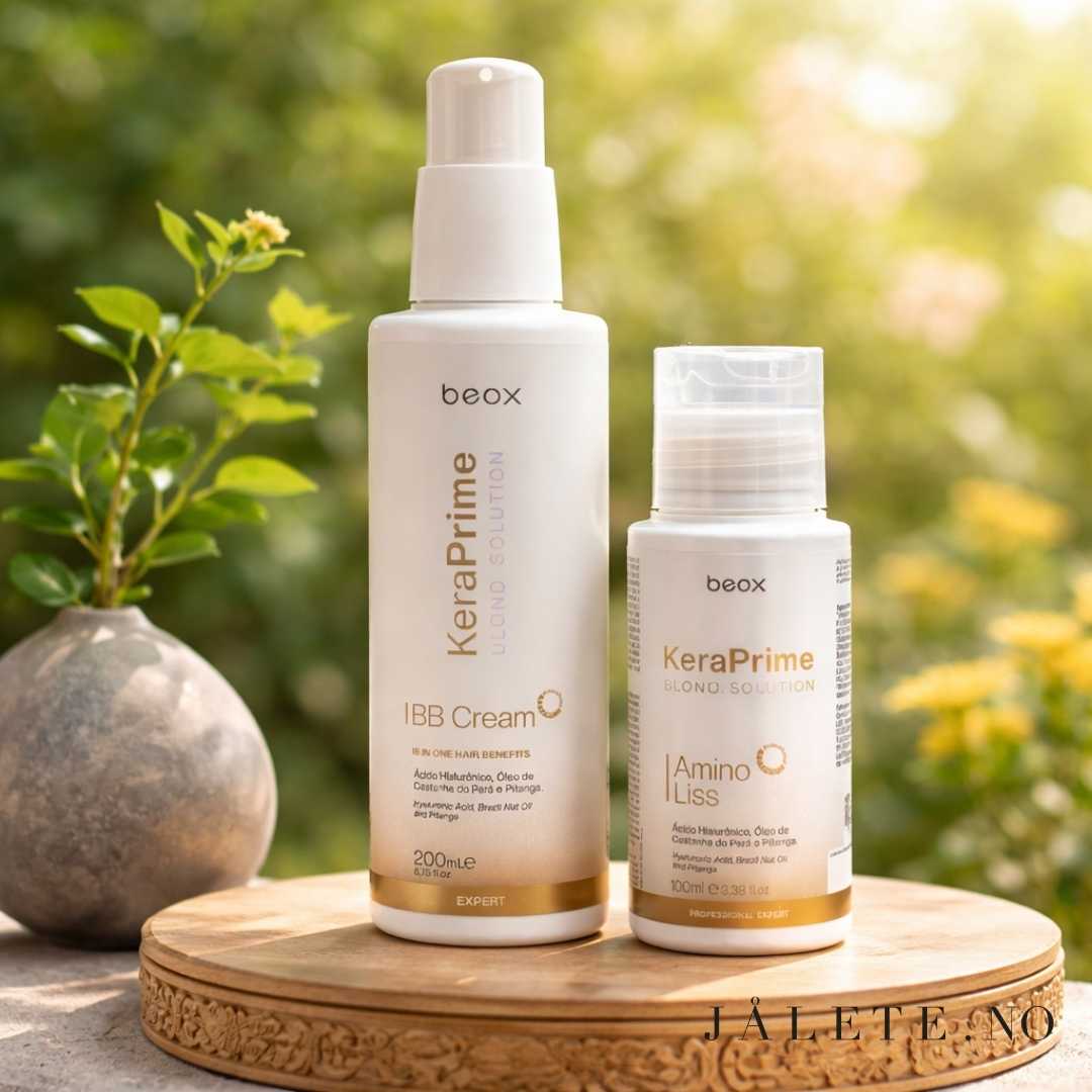 KeraPrime keratinbehandling Bundle. Keratinbehandling til hjemmebruk for blondt hår Jålete.no