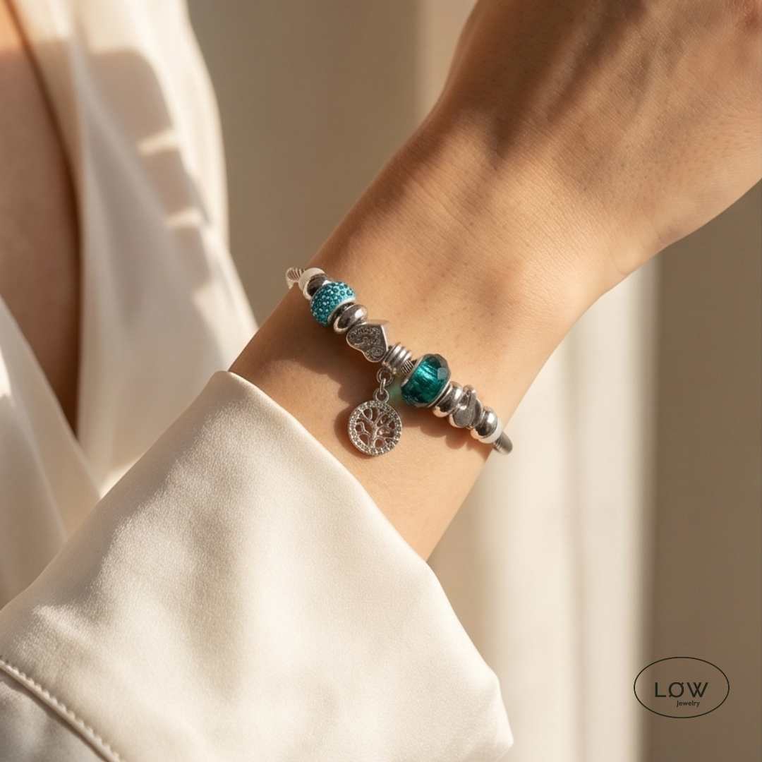 Charms armbånd, ferdig fylte komplette charmsarmbånd LØW Jewelry