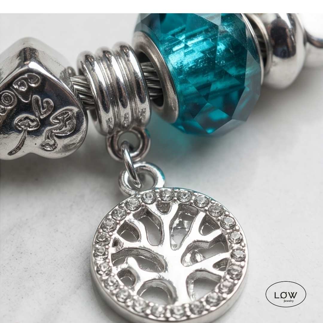Charms armbånd, ferdig fylte komplette charmsarmbånd LØW Jewelry