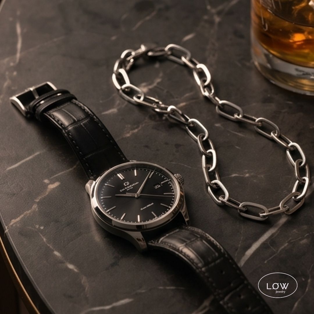 Classic Chain Bracelet Silver fra LØW Jewelry
