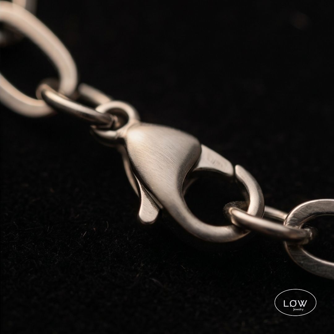 Classic Chain Bracelet Silver fra LØW Jewelry
