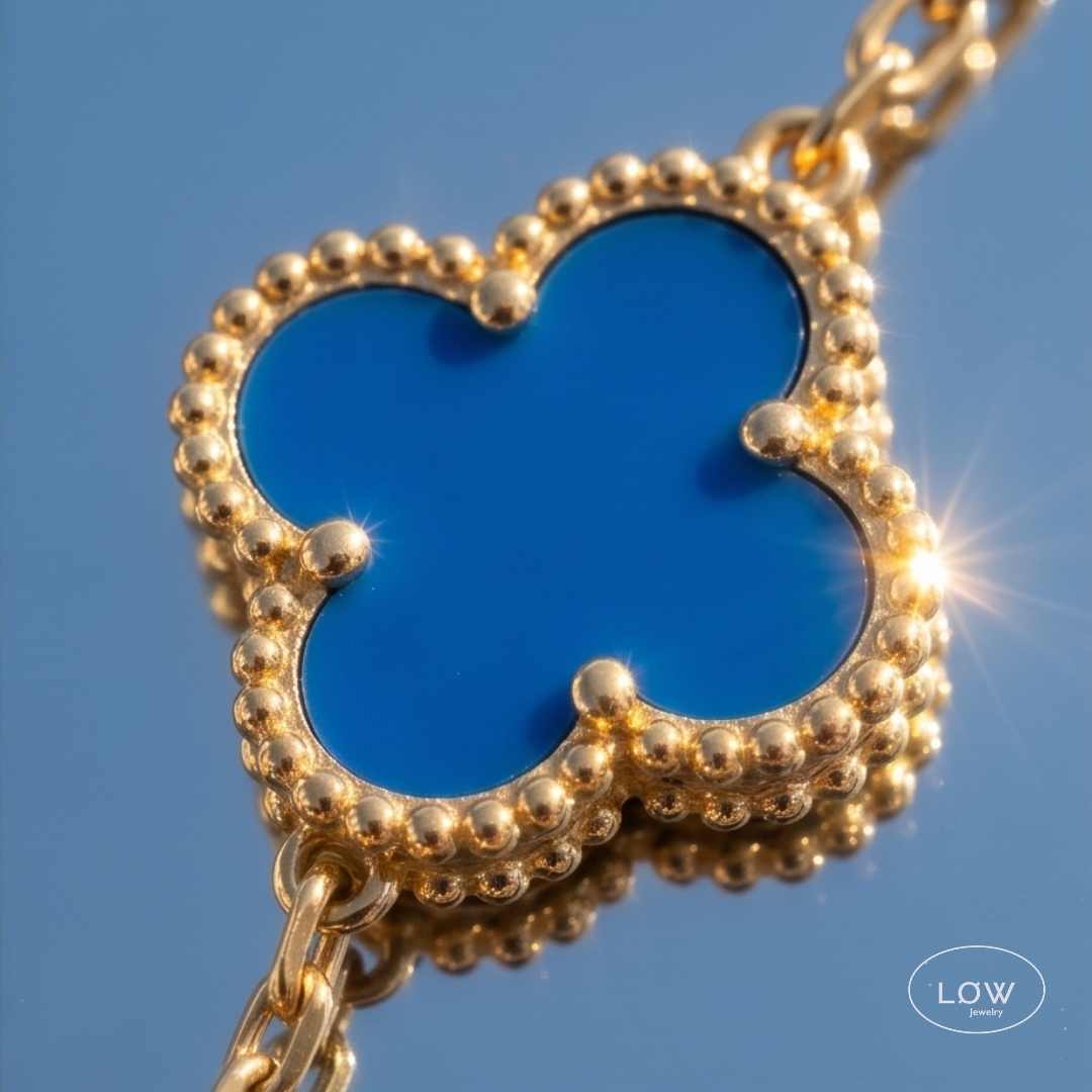 Armbånd kløver kløverarmbånd Color Clover Bracelet – 18K Gold fra LØW Jewelry