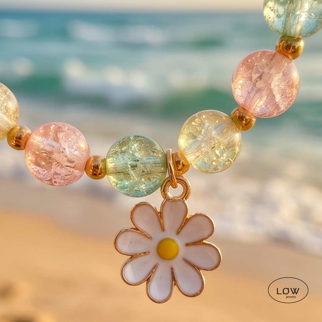 Daisy Bloom Crystal Bracelet fra LØW Jewelry armbånd