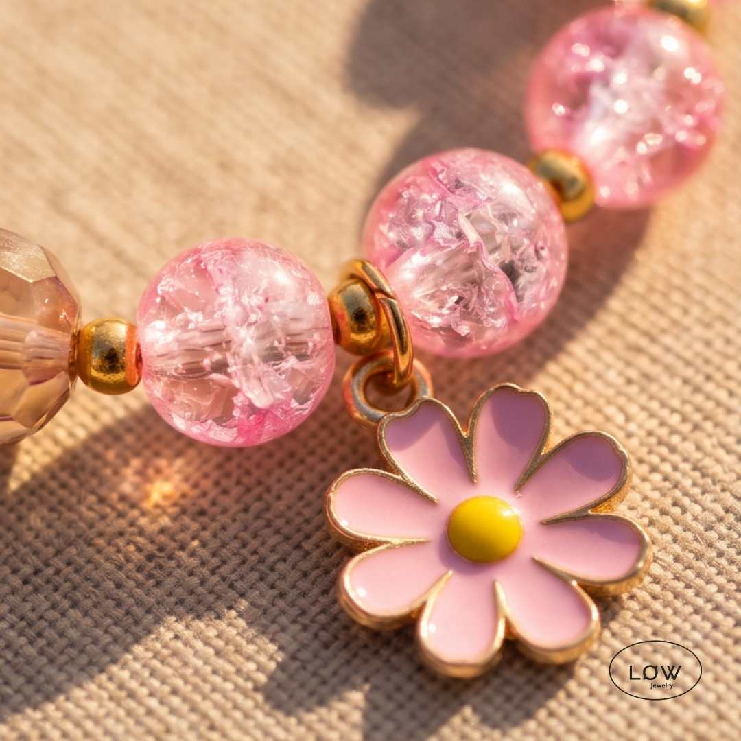 Daisy Bloom Crystal Bracelet fra LØW Jewelry armbånd