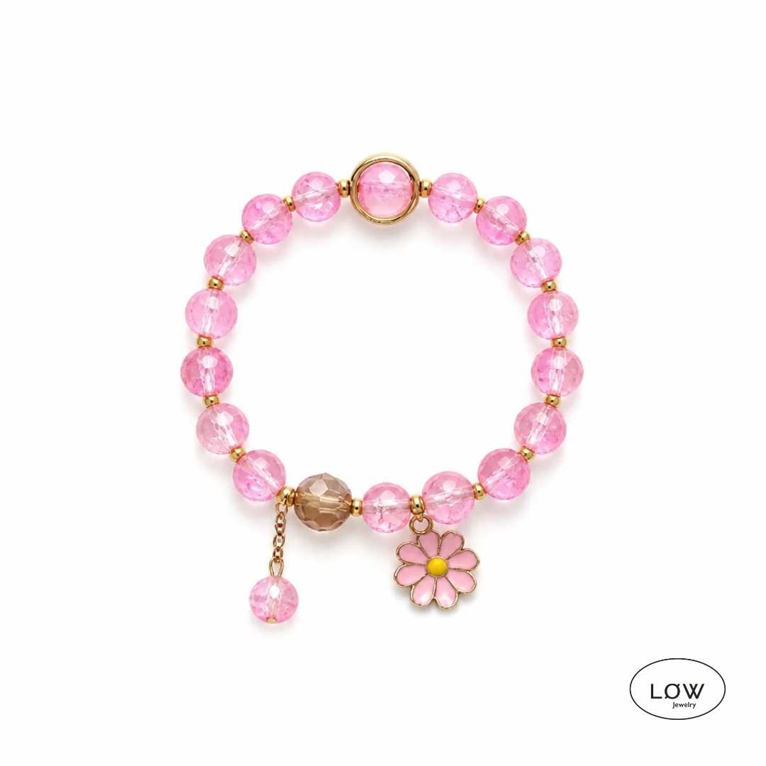 Daisy Bloom Crystal Bracelet fra LØW Jewelry armbånd