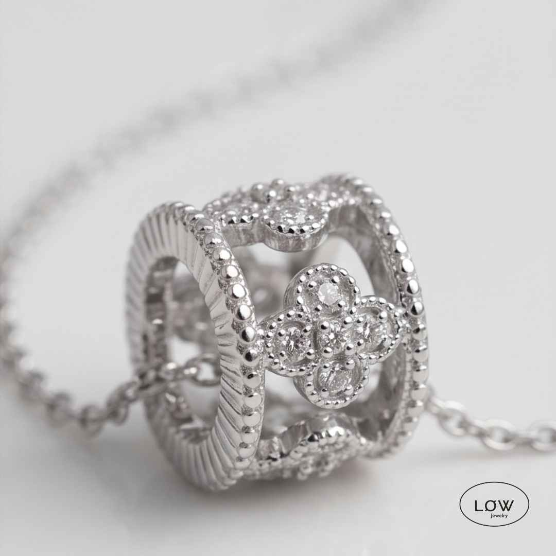 Eternal Ring Zircona White Gold fra LØW Jewelry