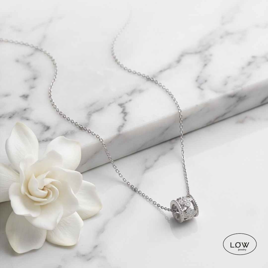 Eternal Ring Zircona White Gold fra LØW Jewelry
