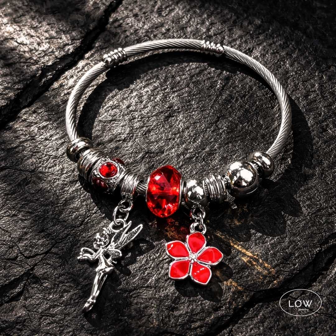 Charms armbånd LØW Jewelry Ferdig fylte charmsarmbånd Fantasy Charm Bracelet LØW
