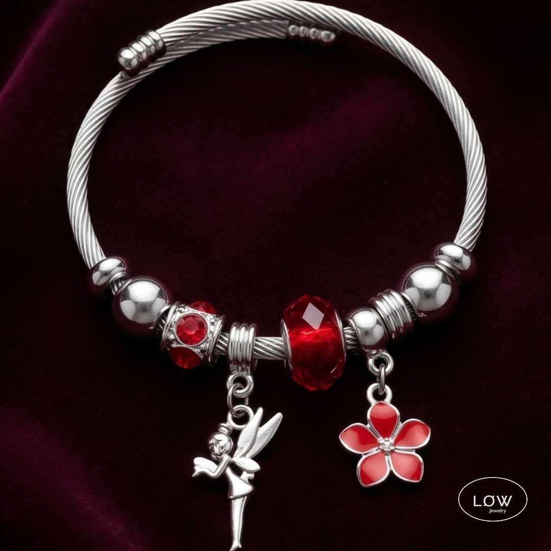 Charms armbånd LØW Jewelry Ferdig fylte charmsarmbånd Fantasy Charm Bracelet LØW