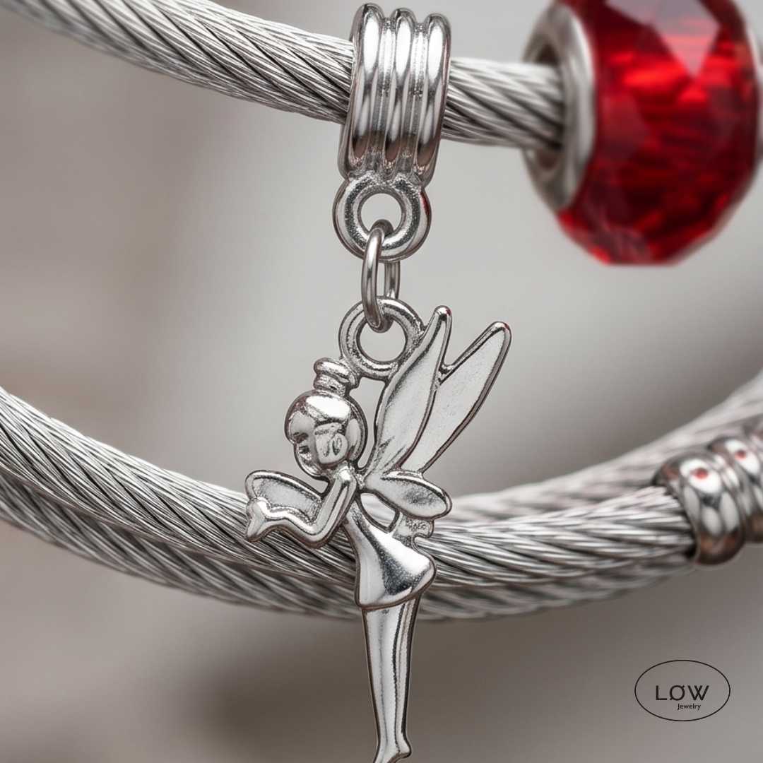 Charms armbånd LØW Jewelry Ferdig fylte charmsarmbånd Fantasy Charm Bracelet LØW
