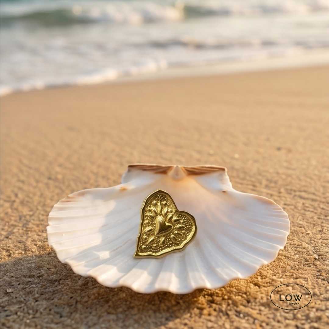 Heart Boho Statement Ring fra LØW Jewelry justerbar open ring