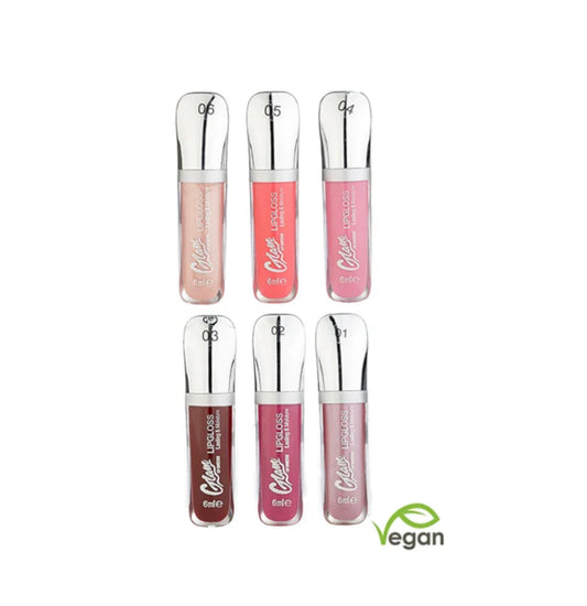 Vegansk lipgloss glossy shine fra Glam of Sweden i 6 fantastiske farger. gir dine lepper pleie og fuktighet.