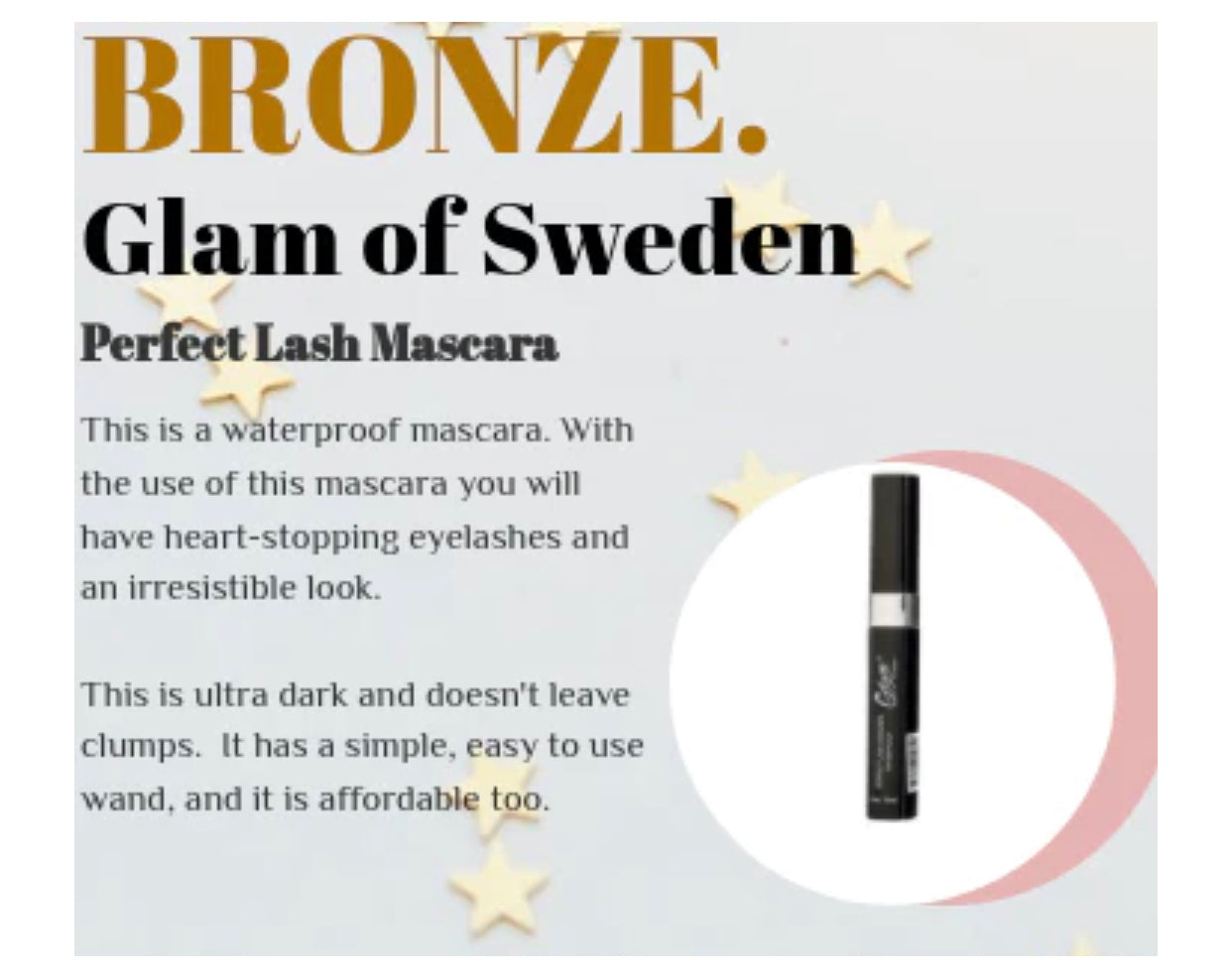 Mascara Perfect Lash Glam of Sweden