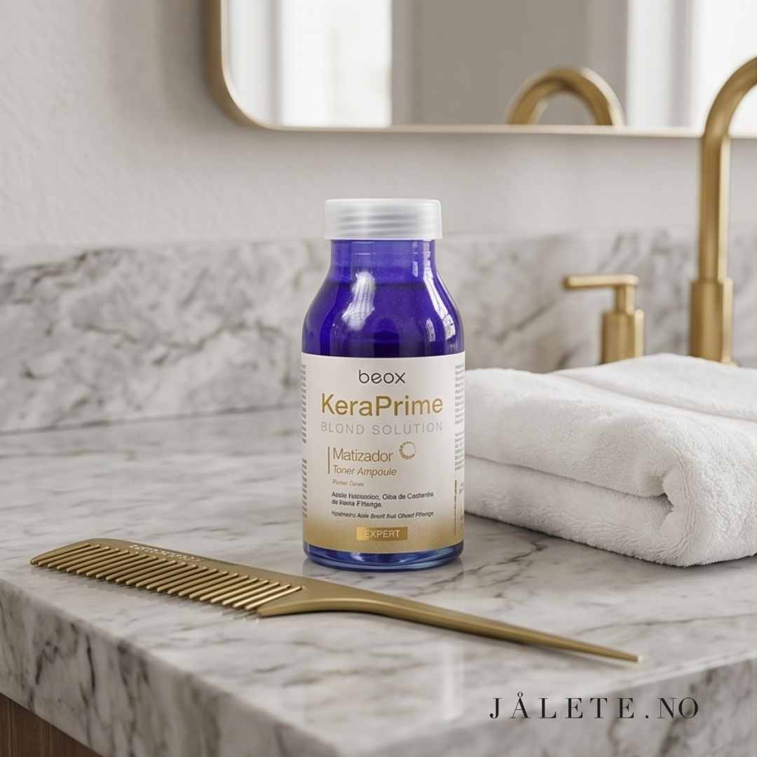 KeraPrime Ampulle med lilla pigmenter for blondt hår. Jålete.no