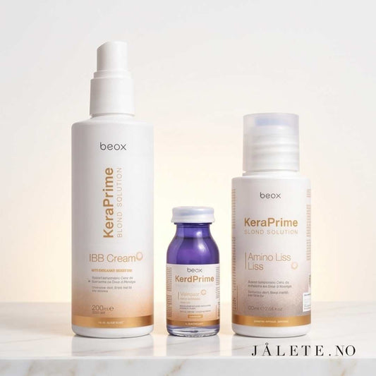KeraPrime keratinbehandling Bundle. Keratinbehandling til hjemmebruk for blondt hår Jålete.no