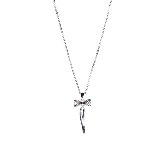Halssmykke Zirconsløyfe LØW Jewelry