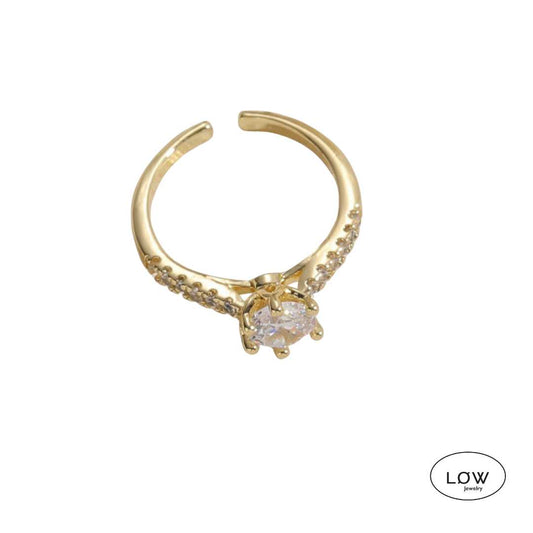 Ring One Carat Look Vintage