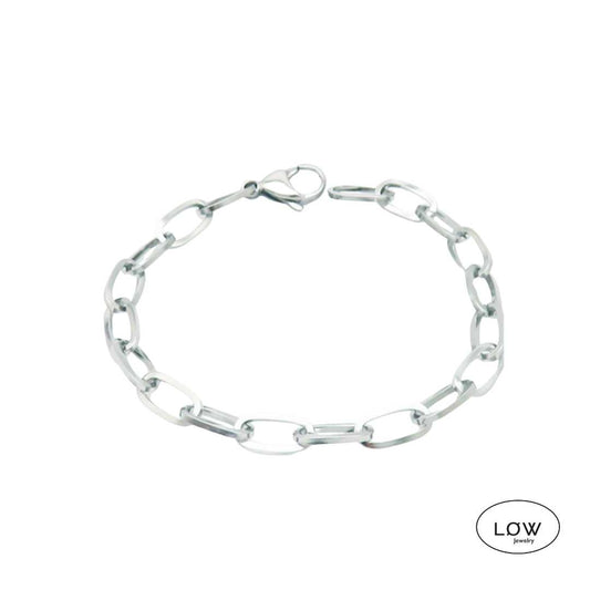 Classic Chain Bracelet – 18K White Gold