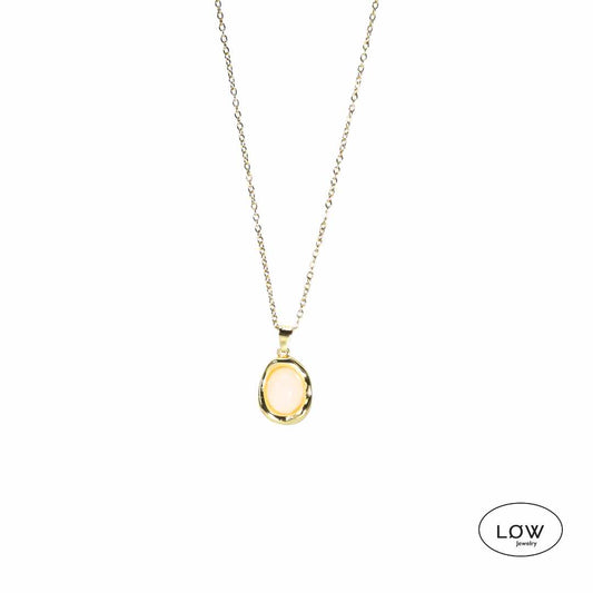 Bean Pendant Necklace – 18K Gold