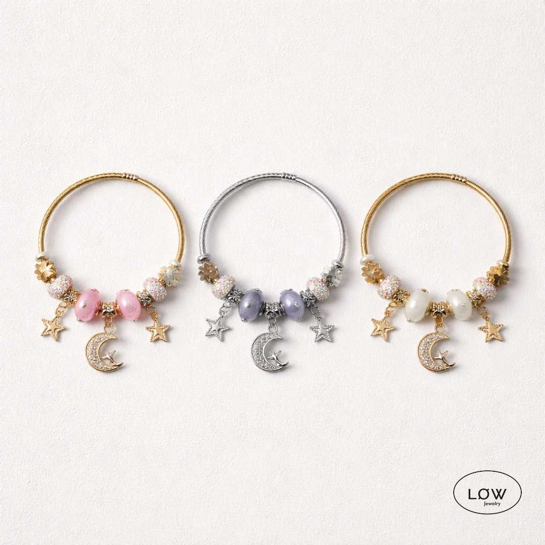 Charms armbånd ferdig fylt charmsarmbånd LØW Jewelry