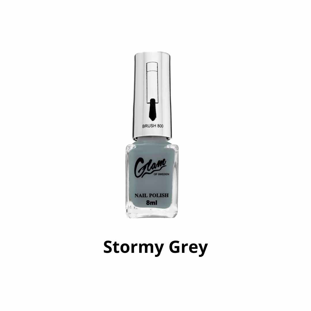 Neglelakk 8ml Glam of Sweden Stormy Grey