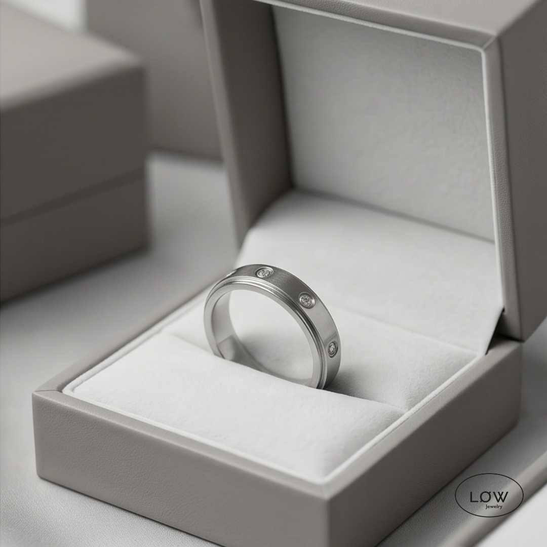 Fidget ring roterbar stressring LØW Jewelry