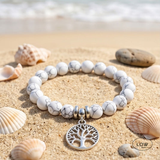 Pearl Tree Bead Bracelet fra LØW Jewelry perle armbånd