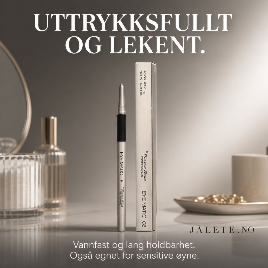 Pierre René Eye Matic tårefast eyeliner og kajal i Brown, Gold og Purple. Intens farge, myk påføring og lang holdbarhet. Kjøp hos Jålete.no.
