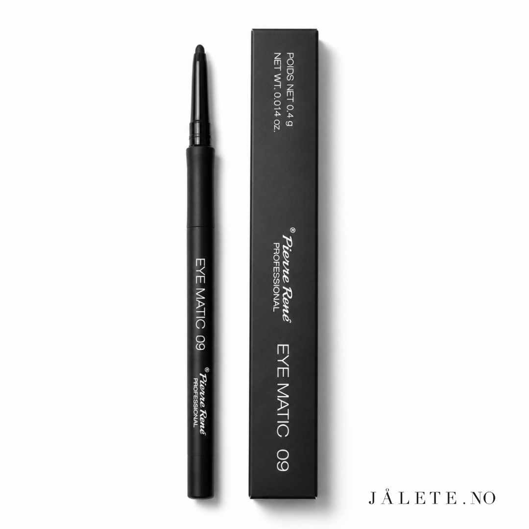 Pierre René Eye Matic er en tårefast eyeliner og kajal med intens farge og lang holdbarhet. Velg mellom 09 Brown og 07 Purple hos Jålete.no.