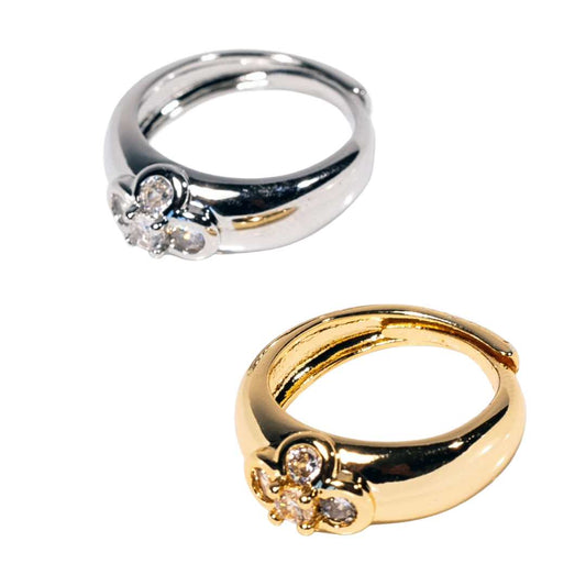 open ring justerbar 18K plated LØW Jewelry