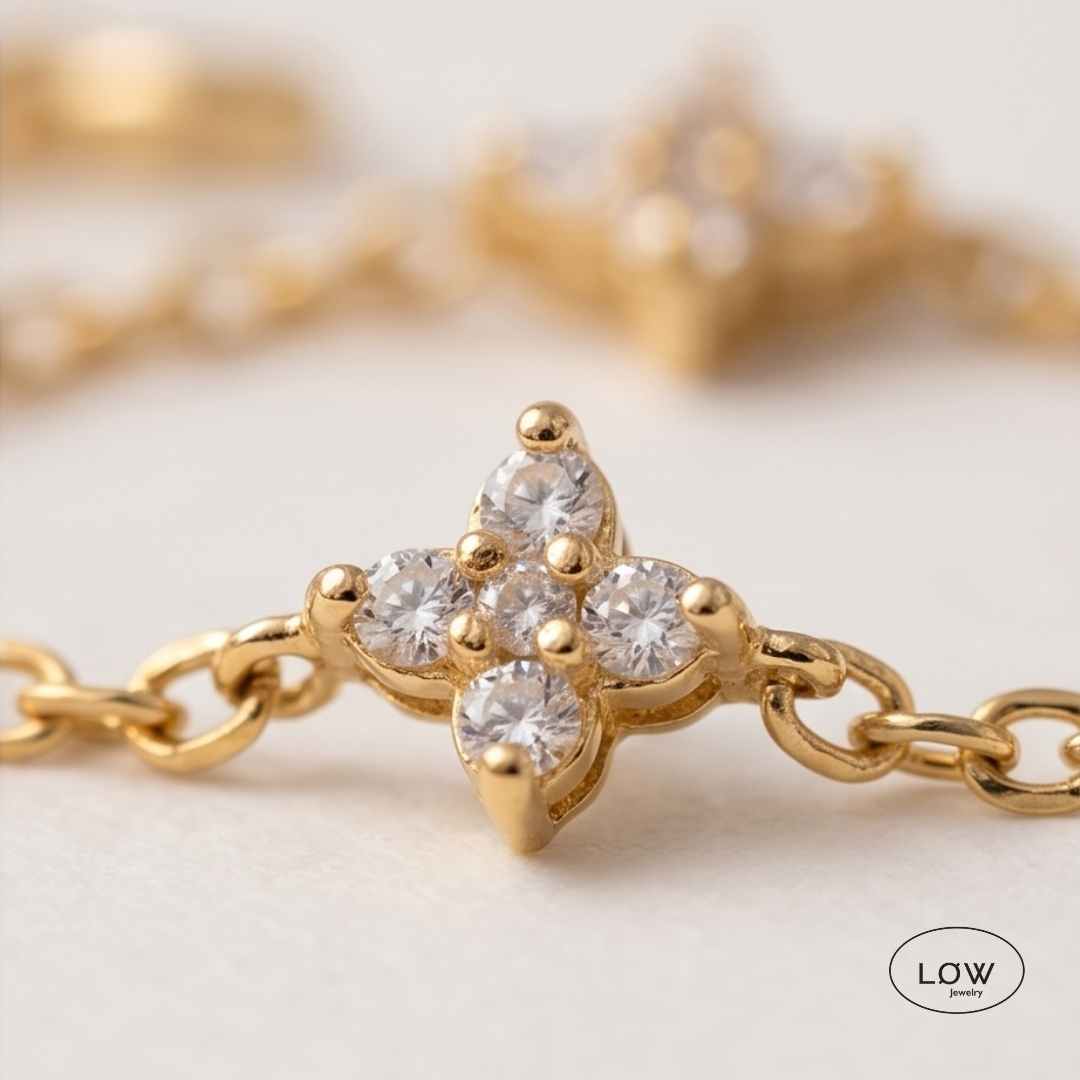 Armbånd Romantic Flowers Bracelet LØW Jewelry