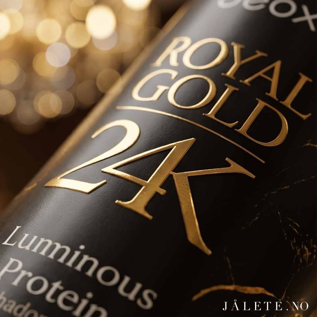 Royal Gold 24K keratinbehandling hjemme før og etter keratinbehandling one-step rettere og sunnere hår hjemme