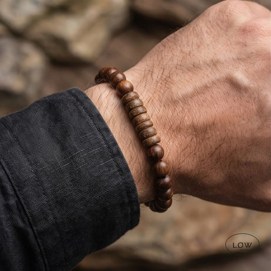 Timber Stone Bracelet fra LØW Jewelry armbånd perler i tre