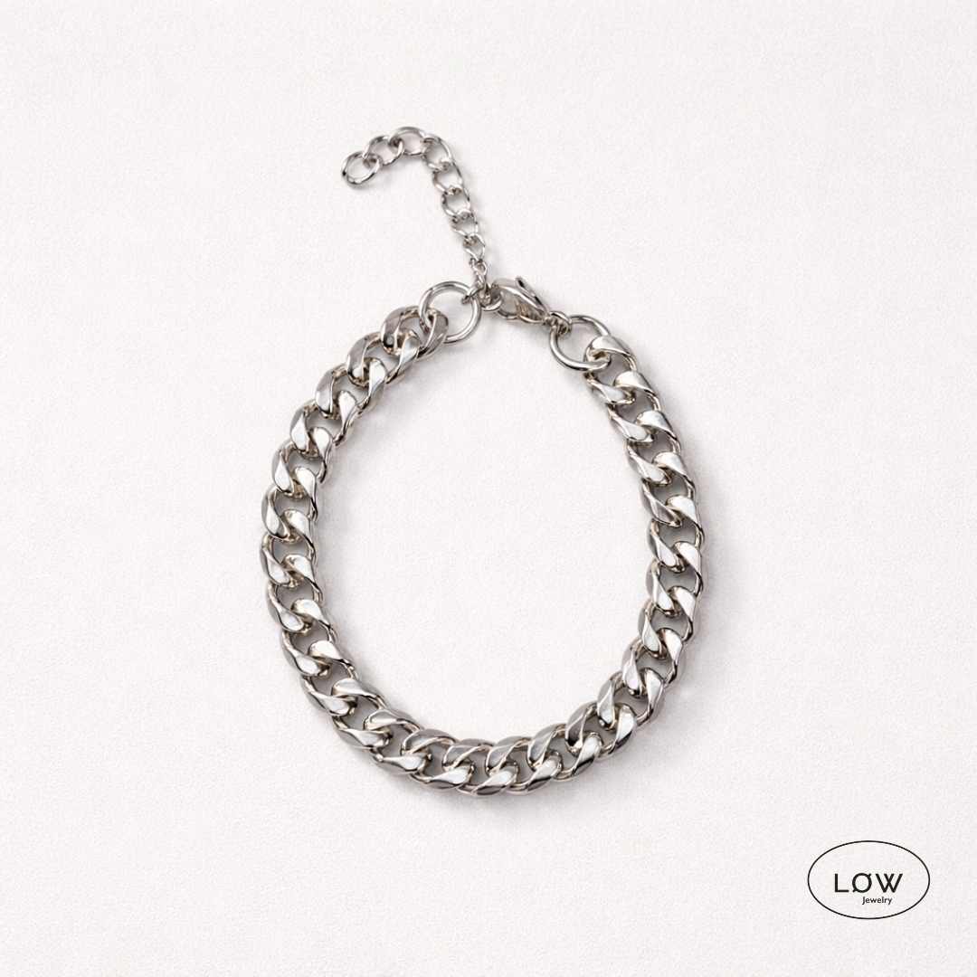 Armbånd Titan Forge Chain Bracelet herre unisex armbåndrustfritt stål  LØW Jewelry Stainless steel