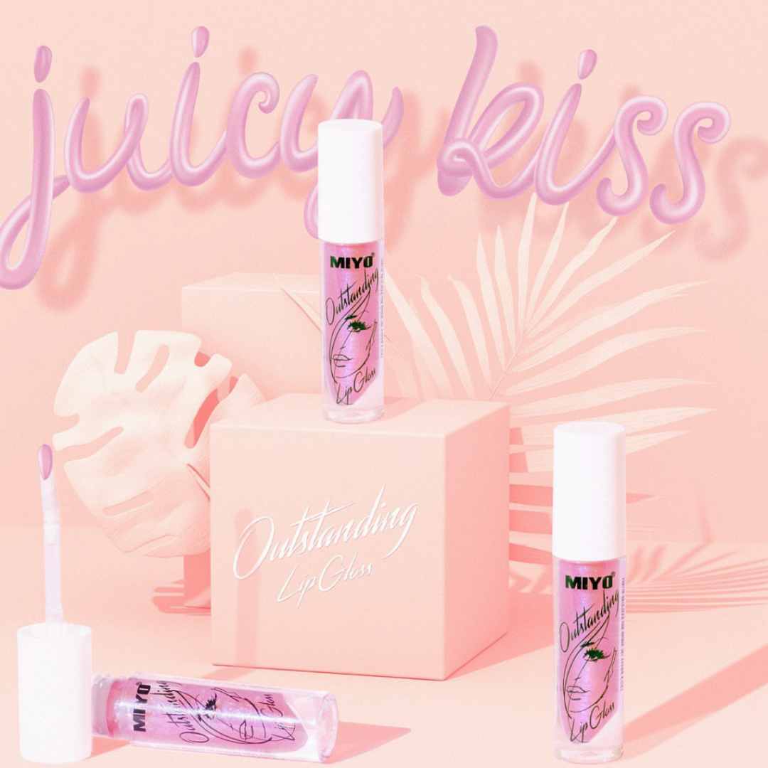 Lipgloss Juicy Kiss Outstanding Lipgloss  Miyo 4ml